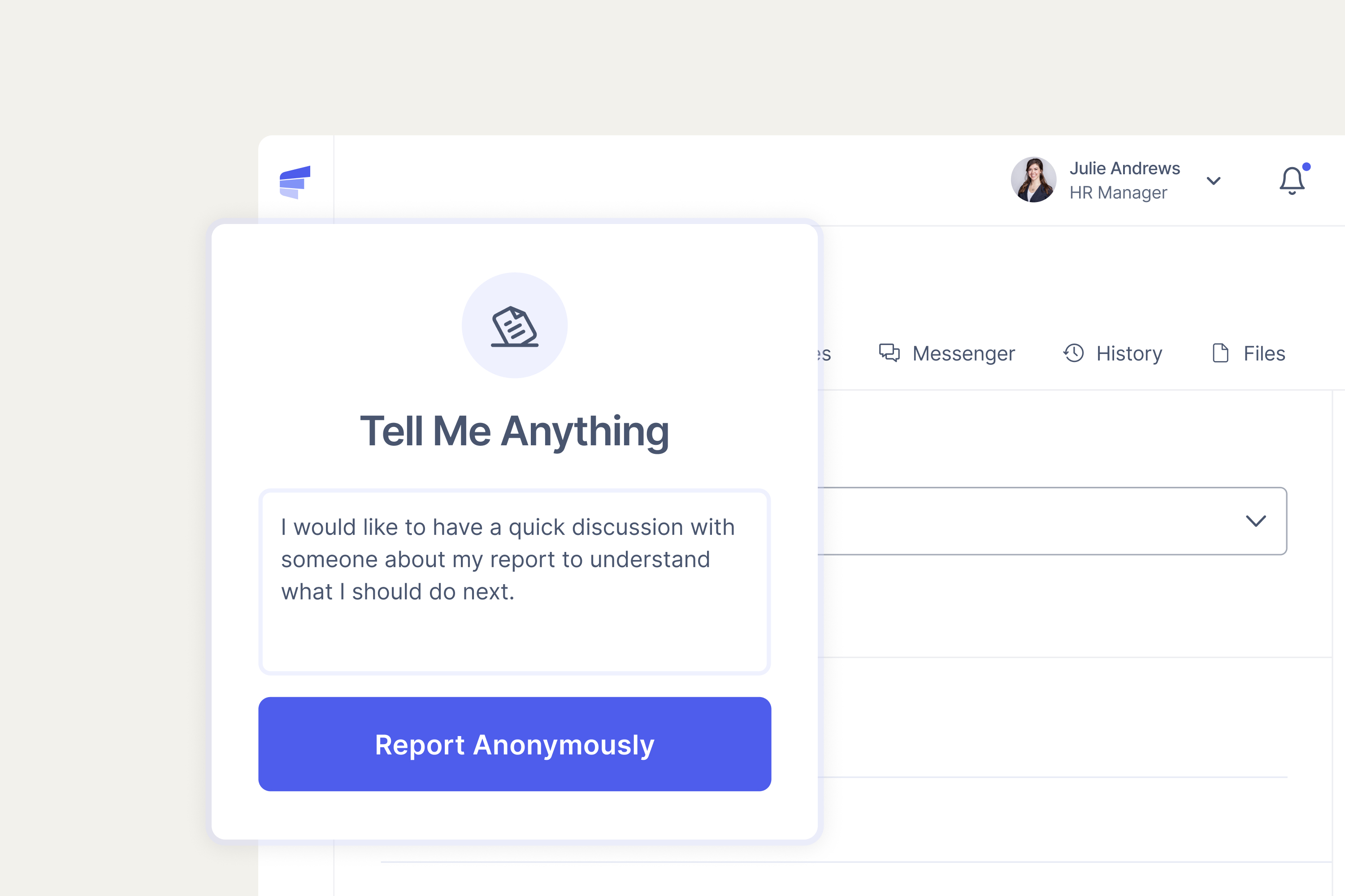 Speak Up Reporting Channel